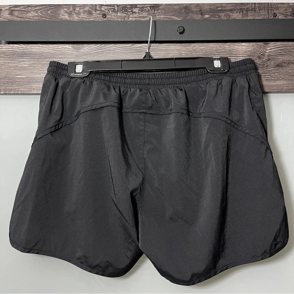 Women's Merrell Running Shorts Black & Teal Opti-Wick Size Large - Picture 2 of 8